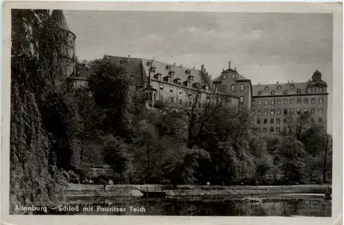 Altenburg, Schloss mit Pauritzer Teich -394648