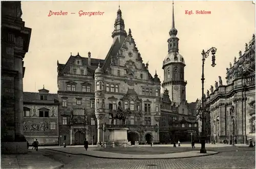 Dresden, Georgentor, Kgl. Schloss -393694