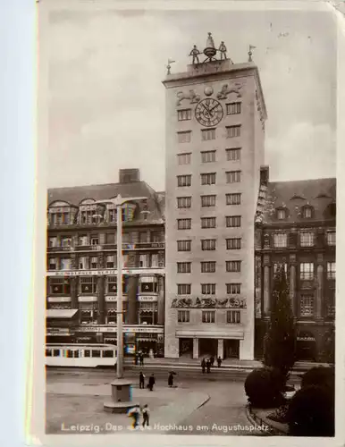 Leipzig, das erste Hochhaus am Augustusplatz -394708