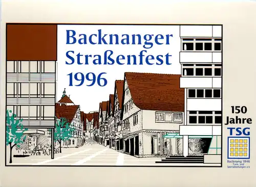 Backnang, Strassenfest 1996 -393824