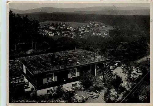 Hahnenklee/Oberharz, Blockhütte Bocksberg -374064
