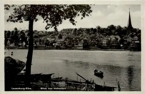 Lauenburg-elbe, Blick von Hohnstorf -394626