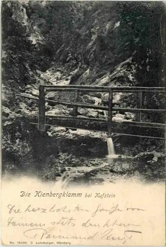 Die Kienbergklamm bei Kufstein -394984