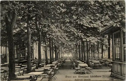 Kassel, Gruss aus Wirtshaus Schildhorn -374124