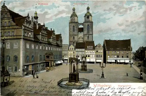 Wittenberg, Rathaus, Stadtkirche -395942