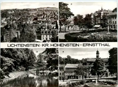 Lichtenstein Kr. Hohenstein-Ernstthal, div. Bilder -394376