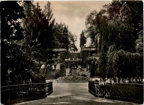 Riesa Elbe, Treppe im Stadtpark -394454