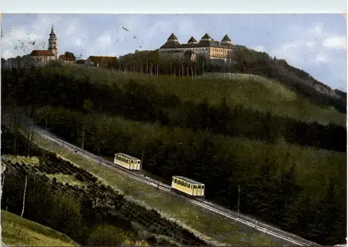 Schloss Augustusburg mit Drahtseilbahn -394592