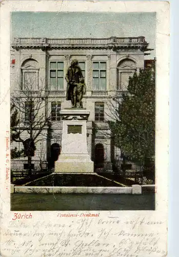 Zürich - Pestalozzi Denkmal -474240