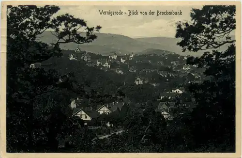 Wernigerode, Blick von der Brockenbank -395998