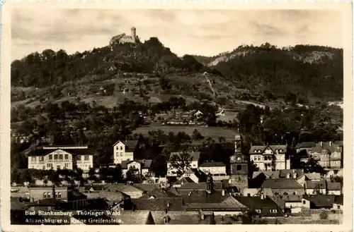 Bad Blankenburg, Allianzhäuser u. Ruine -396802