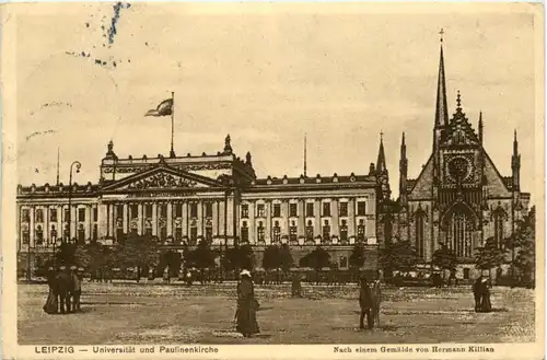 Leipzig, Universität und Paulinenkirche -395928