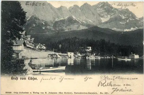 Gruss vom Eibsee -396318