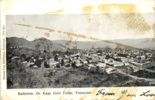 Barberton - De Kaap Gold Fields - Transvaal -474980
