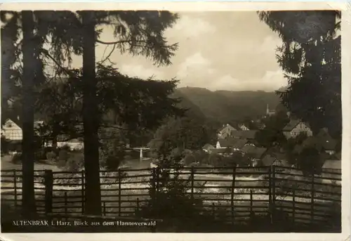 Altenbrak im Harz, Blick aus dem Hannoverwald -395244