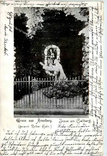 Gruss aus Arenberg, Jesus am Oelberg -397022