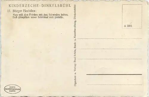 Kinderzeche - Dinkelsbühl, Bürger Hechtlen -395440