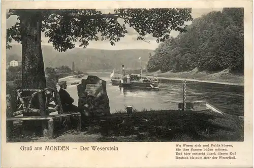 Gruss aus Münden, Der Weserstein -396256