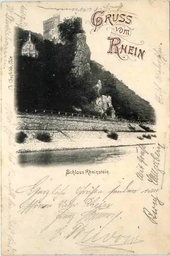 Gruss vom Rhein, Schloss Rheinstein -396296