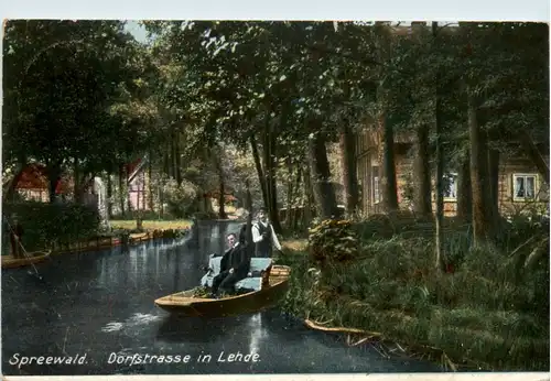 Spreewald, Dorfstrasse in Lehde -397442