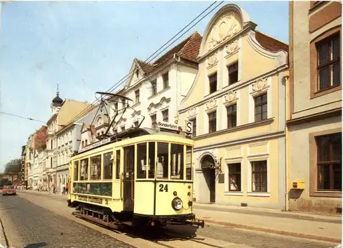 Cottbus, Historische Strassenbahn -396496