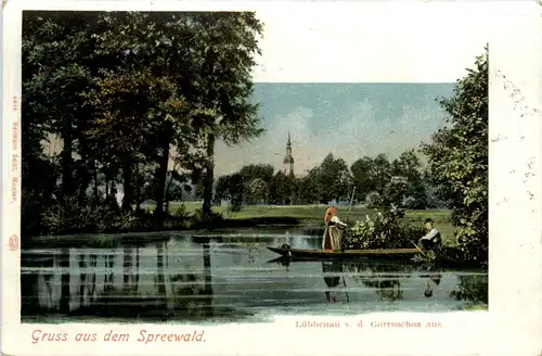 Spreewald, Grüsse, Lübbenau v.d. Gorroschoa aus -397562