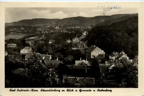 Bad Suderode Harz, Schwedderberg m. Blick a. Gernrode -396074