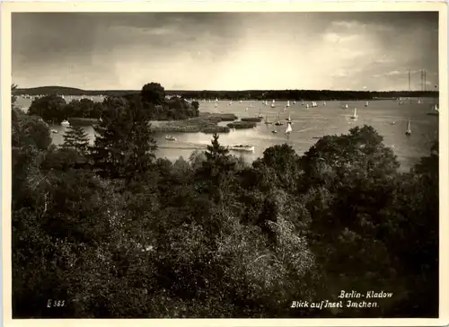 Berlin-Kladow, Blick auf Insel Imchen -396816