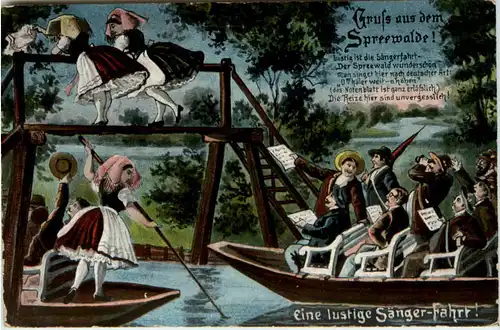 Spreewald, eine lustige Sängerfahrt -397292