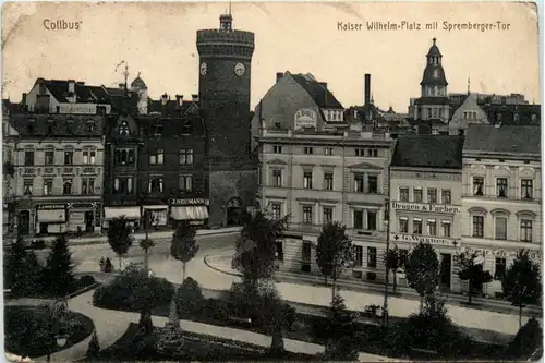 Cottbus, Spremberger Tor mit Kaiser Wilhelm-Platz -397962