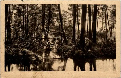 Spreewaldbilder, Eine Bank am Kannomühlfliess -396334