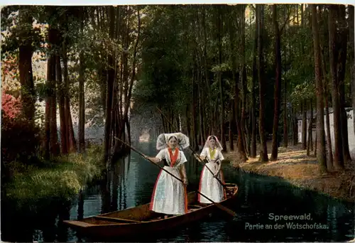 Spreewald, Partie an der Wotschofska -397348