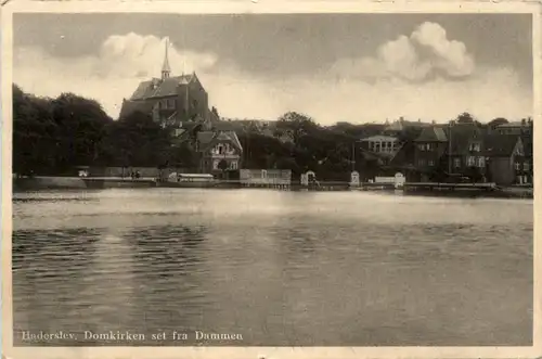 Haderslev - Domkirken set fra Dammen -476300