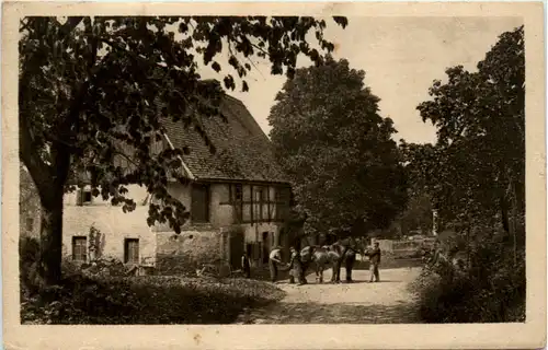 Die Schmiede in Meschwitz, Oberlausitz -397220