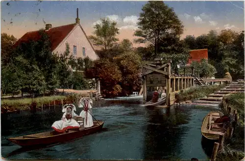 Spreewald, Kanno-Mühle-Schleuse -397236