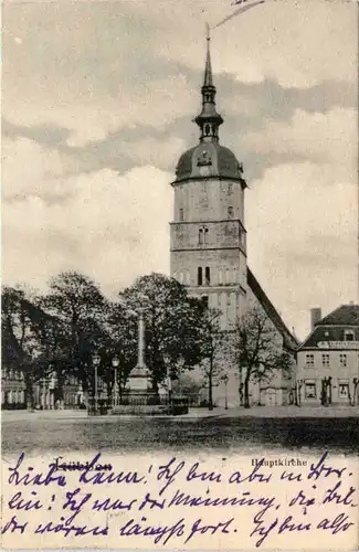 Spreewald, Lübbenau, Hauptkirche -397488