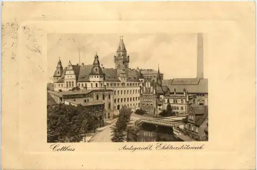 Cottbus, Amtsgericht, Elektrizitätswerk -398502