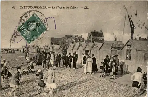 Cayeux sur Mer - La Plage et les Cabines -476620