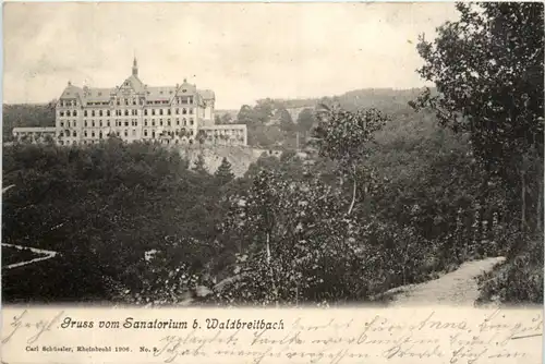 Gruss vom Sanatorium b. Waldbreitbach -396974