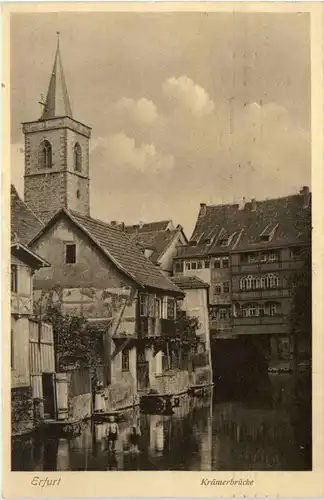 Erfurt, Krämerbrücke -398158