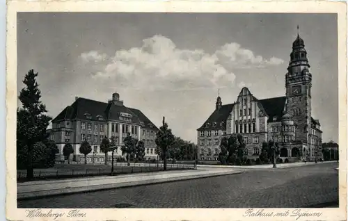 Wittenberge, Rathaus mit Lyceum -397656