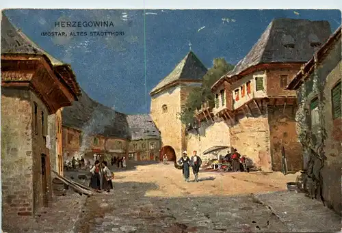 Herzogowina - Mostar Altes Stadtthor -454144
