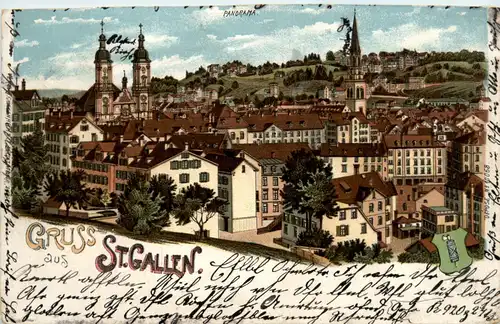 Gruss aus St. Gallen - Litho -494482