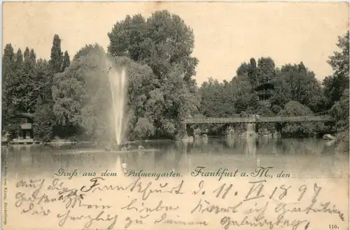 Gruss aus Frankfurt a. M., Palmengarten -396390
