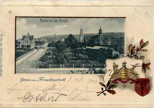 Gruss aus Freudenstadt - Litho -494762
