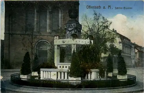 Offenbach - Schiller Brunnen - Feldpost -454484