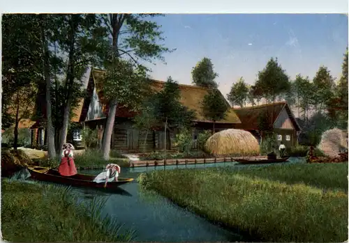 Spreewald, Lübbenau, Bauerngehöft in lehde -398120