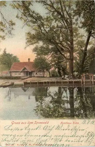 Spreewald, Grüsse, Forsthaus Eiche -397534