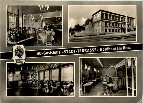 Nordhausen, HO-Gaststätte Stadt-Terrasse, div. Bilder -398296