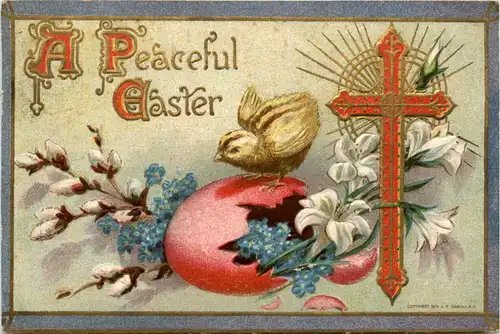 Ostern - Prägekarte -477380